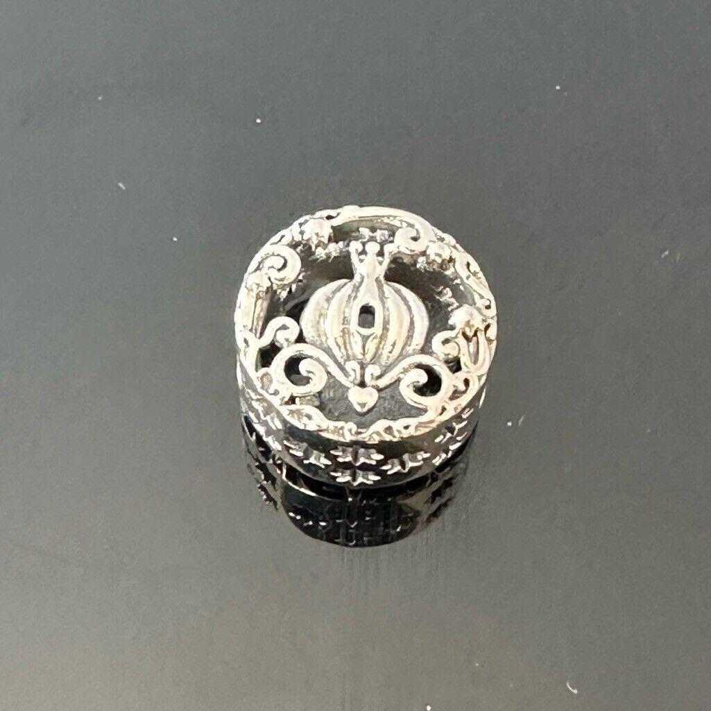 Pandora Disney&comma; Cinderella Midnight Pumpkin 925 Ale with CZ Charm