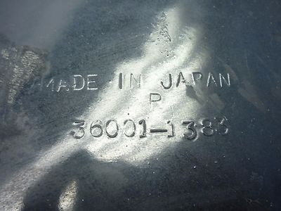 KAWASAKI 88-97 ZX600C ZX 600 C RIGHT SIDE COVER BLACK GREEN