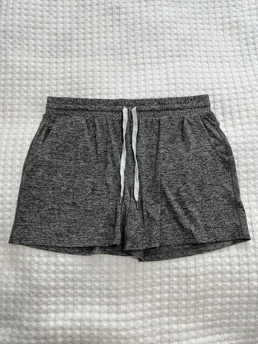 Pacific Trail Damen L meliert grau kuschelige Kordelzug Pull-On Shorts - Bild 5 von 13