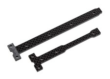 ASC92365 Team Associated RC10B74.2 FT 2.5mm Carbon Fiber Chassis Brace Set