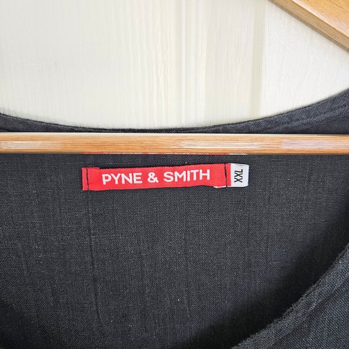 Pyne & Smith SET OF 2 European Flax Linen Midi Dress Button Up Modest Size XXL - Picture 14 of 22