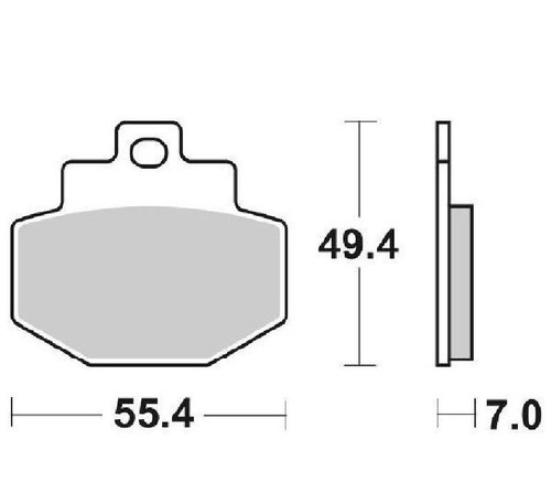 KIT PASTIGLIE FRENO POSTERIORE TRW PIAGGIO Vespa Granturismo 200 2003-2005 - Imagen 2 de 3