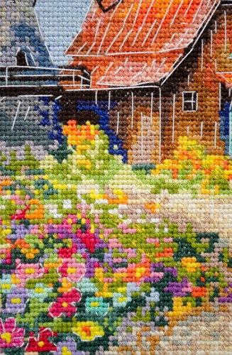 Windmill Counted Cross Stitch Kit on Canvas | A Perfect Gift - Picture 13 of 16