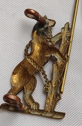Pre WW1 Warwickshire Yeomanry (Hussars) Cap Badge Brass Economy 35mm ANTIQUE - Picture 4 of 21