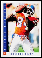 Shannon Sharpe, 1993 Score, #154, Denver Broncos,