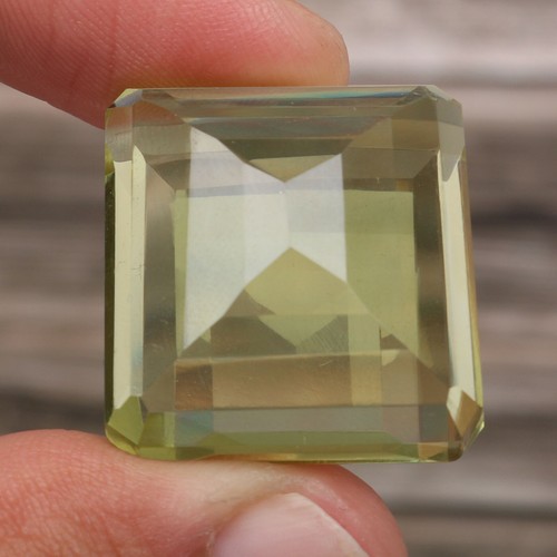Perfact Yellow Citrine 77.5 Ct. Square Cut Brazilian Loose Gemstone GS-262 - Picture 4 of 6
