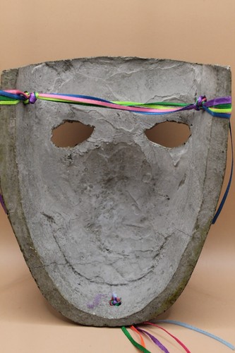 MASCARA DE PIEDRA SANTERIA Religion Ritual Abre Camino Decorative Consagrada mps - Picture 4 of 4