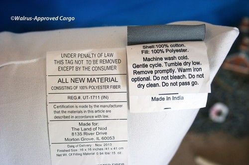 ALMOHADA NIÑA ANCLA CRATE & BARREL - NUEVA CON ETIQUETAS - ¡NAVEGA CON CHIC CAPRICHOSA! - Imagen 8 de 8
