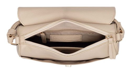 TOM TAILOR borsa a tracolla Taya Flap Bag Top Zip S Beige - Foto 3 di 3