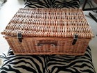 "ANTLER" 4 PERSONS ENGLISH MADE "MYOTT MEAKIN-SPRINGFIELDS" PICNIC HAMPER