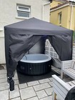 Black hot tub hire package deal(4 day hire).Party spa equipment hire.South Wales
