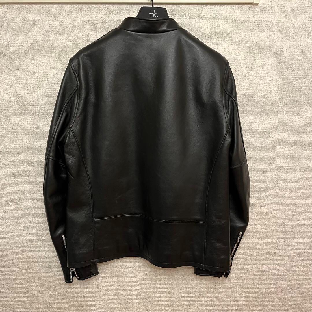 Schott TAKEO KIKUCHI 170-54500 Single Riders Jacket Sheepskin mens Size L Black Schott TAKEO KIKUCHI 170-54500 Single Riders Jacket Sheepskin mens Size L Black