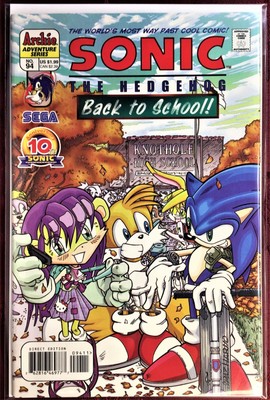SONIC The HEDGEHOG Comic Book #99 September 2001 KNUCKLES Bagged /& Boarded NM