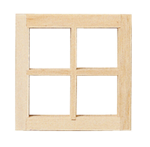 Par de ventanas en miniatura para casa de muñecas - Imagen 1 de 1