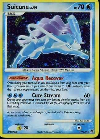 Suicune - 19/132 - Holo Rare PL Secret Wonders Pokemon - Bild 1 von 1