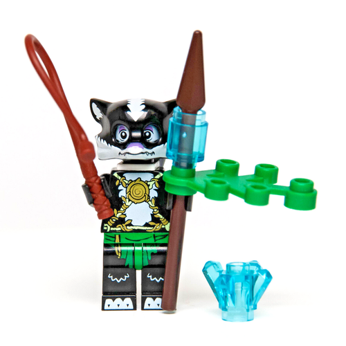 LEGO Chima Minifigure - Skinnet (loc029) 70107 Attacco Skunk - Foto 2 di 8
