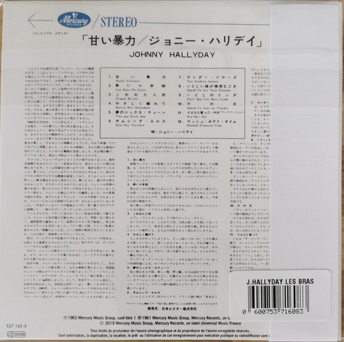 Johnny Hallyday - Les Bras en Croix - CD Digipack Neuf sous Blister - Picture 2 of 2