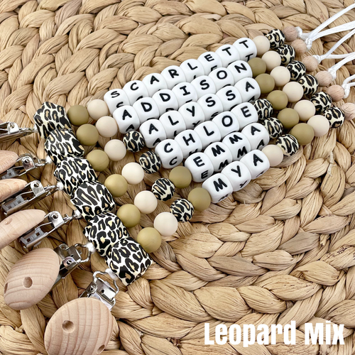 Personalised Dummy Clip - Pacifier Chain - Dummie Holder - Binky Band - Clipper - Picture 13 of 38