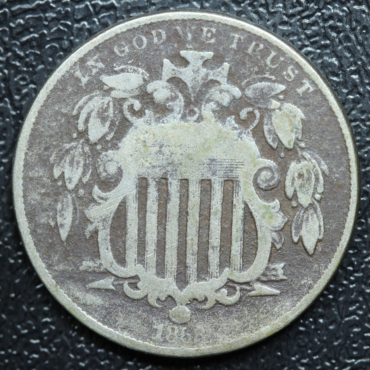 1868 Shield Nickel 5 Cents 5c Five Cents | eBay