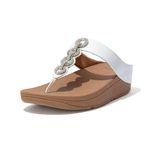 Fitflop Female Summer Fashion Leather Loose Teach Shoes Clip-On Sandals Slippers - Picture 7 of 15