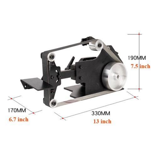 220V 300W Belt Sander DIY Electric Polishing Grinding Machine Brushless 5000RPM - Picture 3 of 30