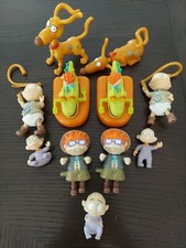 Vintage Burger King Kids Club Toys RUGRATS Movie Lot of 11 Preowned Sold As Set.