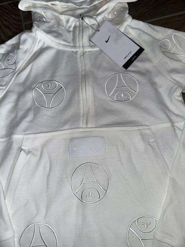Nike PSG Dri-Fit Tracksuit 1/4 Zip Dri-Fit Hoodie And Joggers Size Medium - Picture 8 of 8
