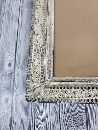 Vtg Gold Plated Filigree Picture Frame 8x10 Photo Velvet Back Table Top - Picture 3 of 6