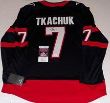 Brady Tkachuk signed Ottawa Senators Officially Licensed jersey autographed JSA