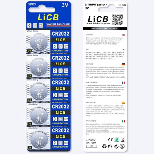 Licb CR2032 3V Lithium Battery(10-Pack) - Picture 6 of 7