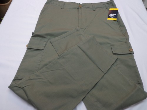 Lands' End Women's  Cargo Chino Pant  Fatigue Olive Green   Size 8  NEW - Picture 6 of 9