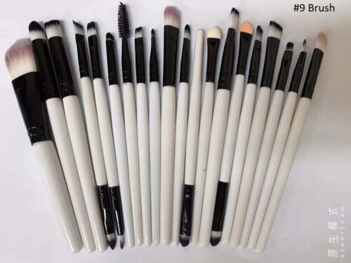 20 Stck./32 Stck. Augen Make-up Pinsel Werkzeug Set Lidschatten Foundation Puder Eyeliner - Bild 13 von 42