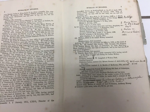 1882 historical booklet murray's of dollerie - Picture 3 of 3