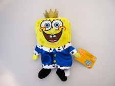 VERY RARE Ty Beanie Babies King SpongeBob Blue Robe Version With Tags