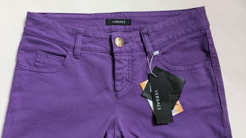 Versace Medusa head jeans low rise 5 pocket design size 27 - Made in Italy - Picture 3 of 12