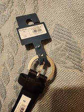 Universal Thread Skinny Black Rope Belt Size Medium New Adjustable Strap Buckle