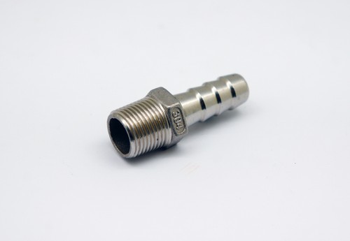 M12x1.5 Male to BARB OD 8mm / 0.32" Stainless Tail Adaptor Hose Connector - 第 3/6 張圖片