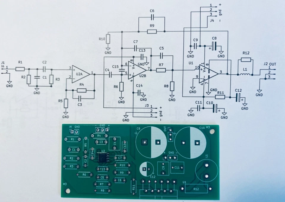 Kit Amplificatore Composito 68W Ultra Bassa Distorsione LM3886, Solo PCB Canale Singolo - Immagine 2 di 2