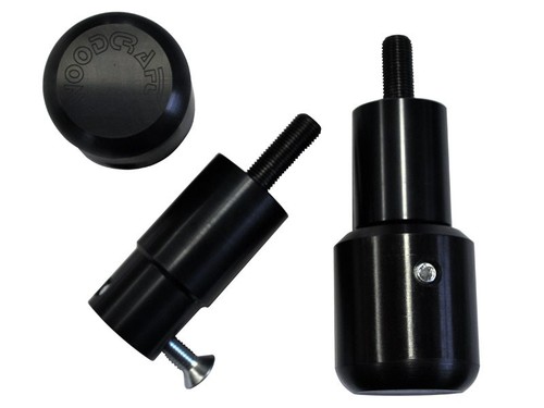 KIT DESLIZANTE CUADRO CARRERAS MADERA YAMAHA 2022-2024 YZF R7 CON DISCOS NEGROS - Imagen 3 de 6