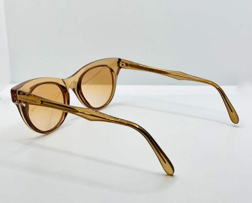 Yves Saint Laurent PROCRIS-Honey Crystal Sunglasses-Vintage 1980s Deadstock-NOS - Picture 8 of 12
