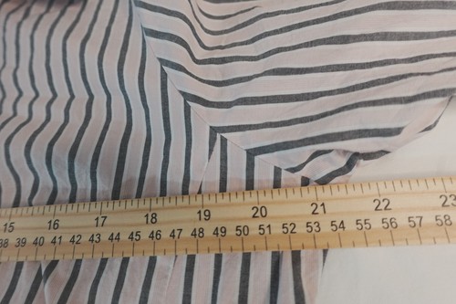 Lane Bryant Hemd mit Knopfleiste 14 rosa weiß vertikale Streifen leicht Karriere - Bild 8 von 9