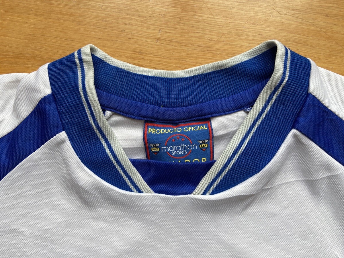 ECUADOR 2002 2003 AWAY FOOTBALL SHIRT SOCCER JERSEY MARATHON ECUADOR 2002 2003 AWAY FOOTBALL SHIRT SOCCER JERSEY MARATHON