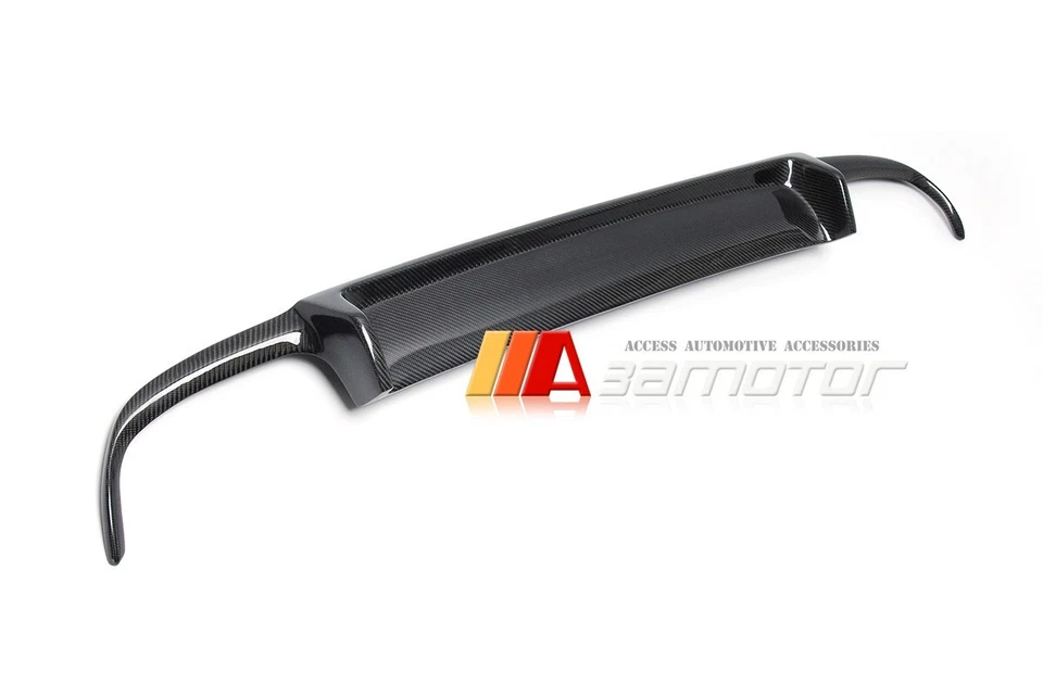 Carbon Fiber Rear Bumper Diffuser Quad fits 2007-09 Mercedes W211 E63 AMG Sedan - Image 4 of 4