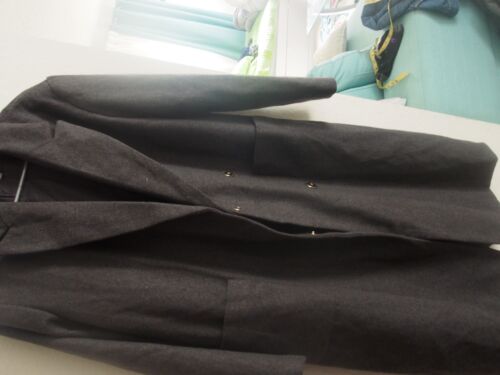 Overcoat 100 % Wool Coat, Overcoat-12, black - Picture 11 of 12