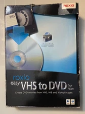 USED Roxio Easy VHS to DVD for Mac VHS Hi8 V8 Video to DVD or Digital Converter
