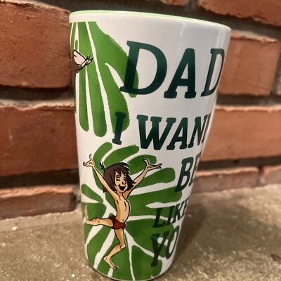 Disney Jungle Book -Dad I wanna beLike You- Fathers day Cup NEW
