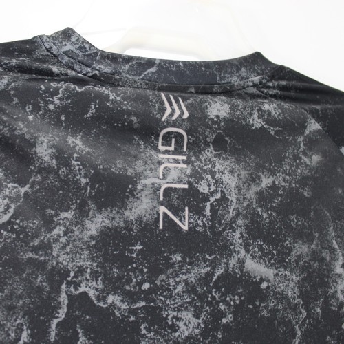 Gillz Herren Contender Performance Strick Langarm Angeln Shirt Größe S grau UV - Bild 6 von 6