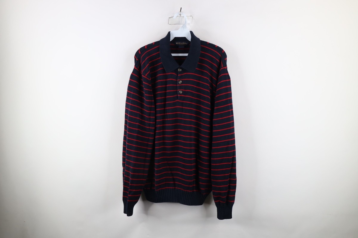 トップス 90s brooks brothers cotton knit Vintage 90s Brooks Brothers Mens Large Pima Cotton Knit
