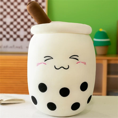 Bubble Tea Kuscheltier Plüschtier Boba Tee Kissen Plushie Plüsch Kissen Puppe DE - Bild 30 von 46