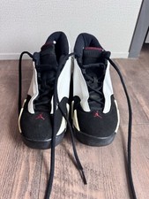 Nike Air Jordan 14 Retro Black Toe White Size 6 Youth 